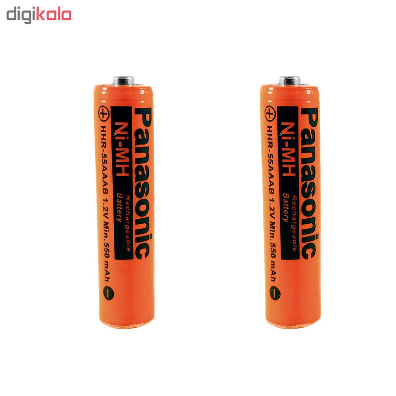 باتری نیم قلمی قابل شارژ پاناسونیک مدل HHR-550 بسته 2 عددی