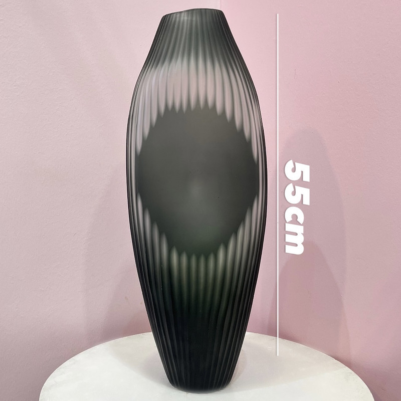 گلدان دکوری مدل کریستالی مجموعه 2 عددی