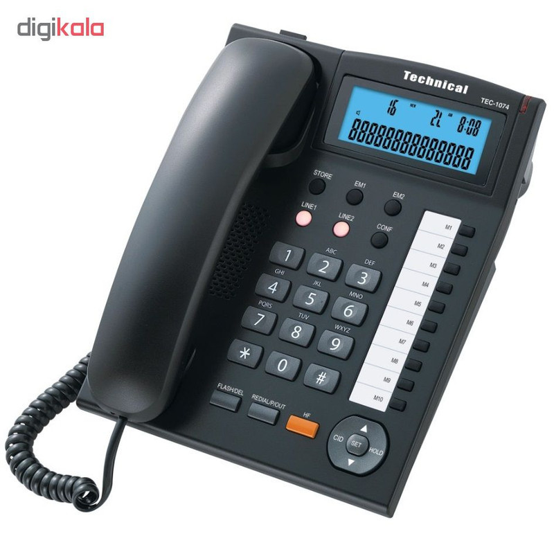 تلفن دو خط تکنیکال مدل TEC-1074