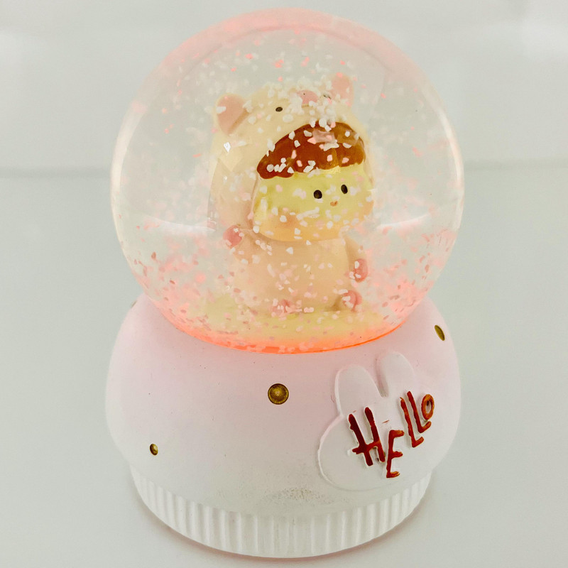 گوی مدل چراغدار HELLO طرح baby خوک کد C1623.11.S300