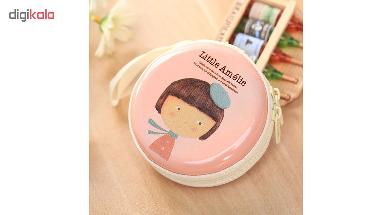 کیف هندزفری مدل LA01 طرح Little Amelie