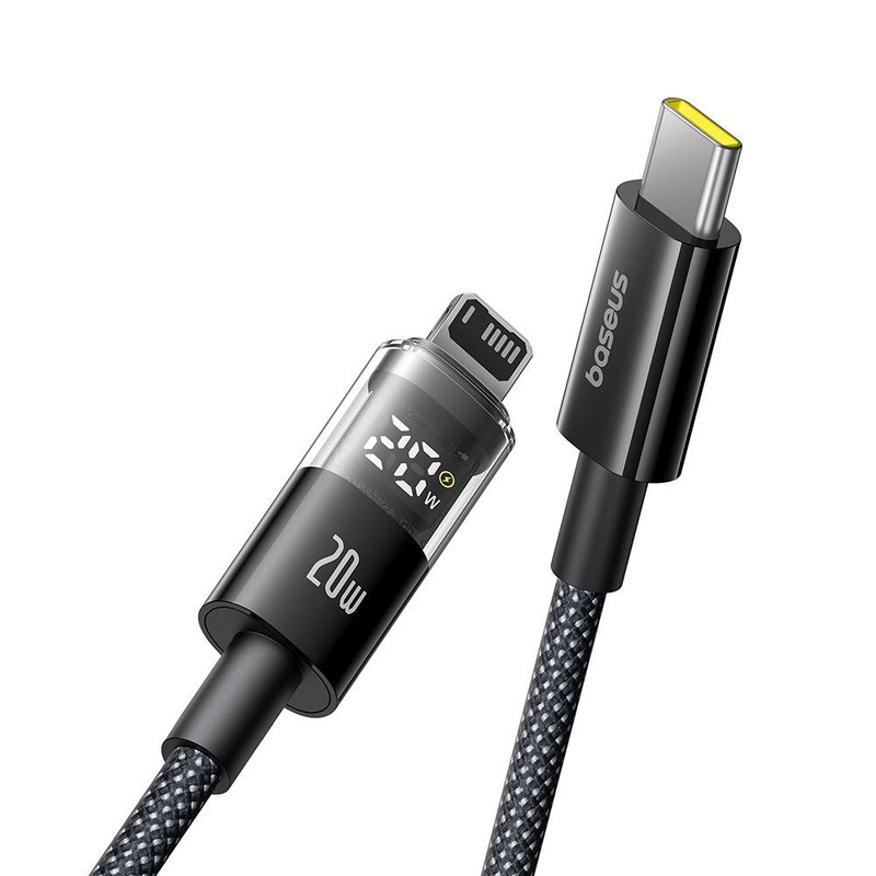 کابل تبدیل USB-C به لایتنیگ بیسوس مدل Display 2 Fast Charging طول 2 متر
