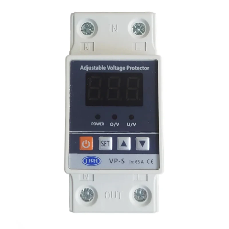 محافظ ولتاژ تک فاز دیجیتال جی بی اچ کد JBHVP-S1PH63A