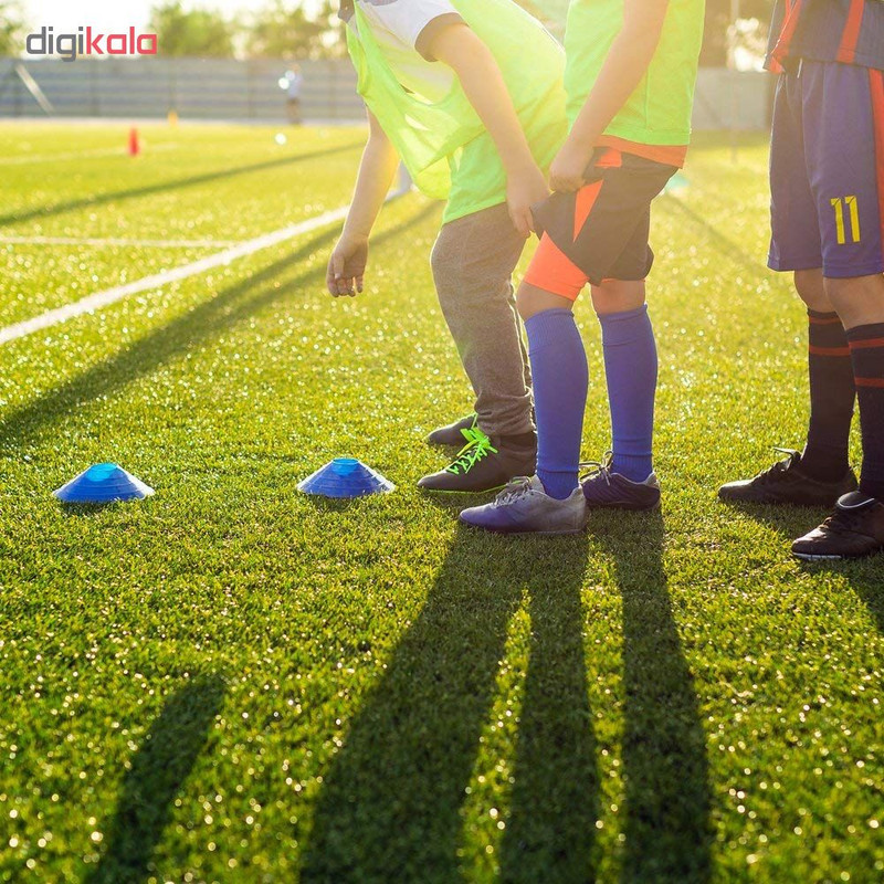 مانع تمرین مدل Training Cones 2019 در 4 رنگ مجموعه 32 عددی به همراه پایه نگهدارنده