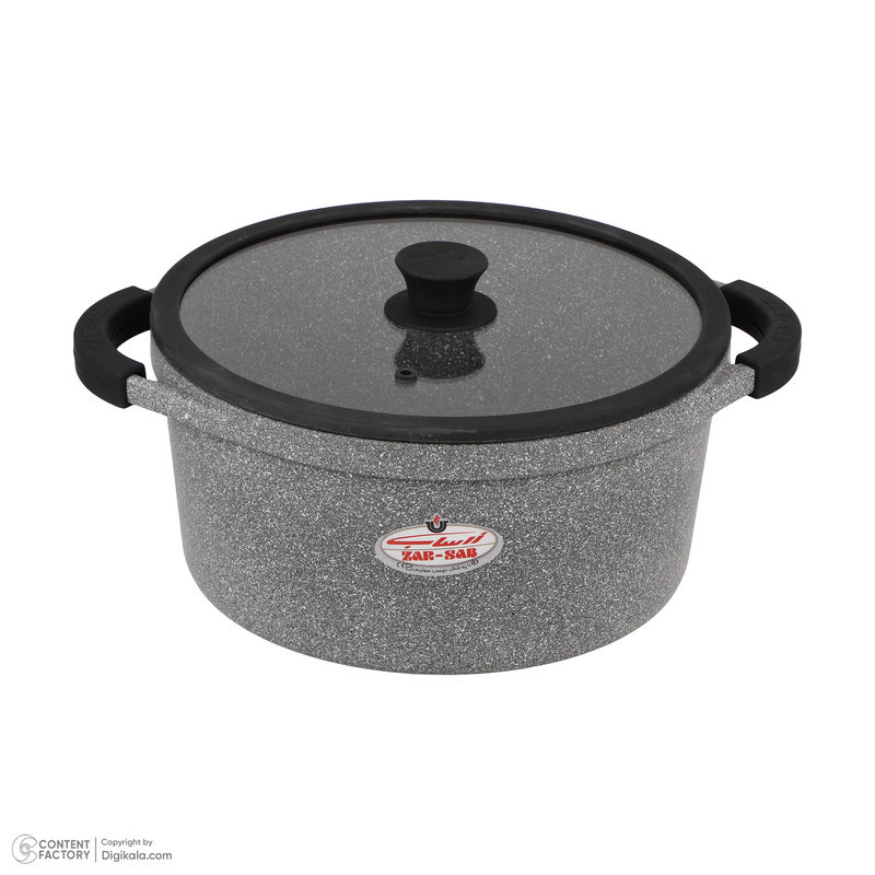 سرویس قابلمه و تابه گرانیت 11 پارچه زرساب مدل مونارک پلاس کد MP8500