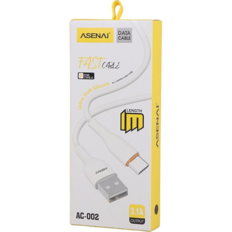 کابل تبدیل usb به usb-c مدل AC-002 طول 1 متر