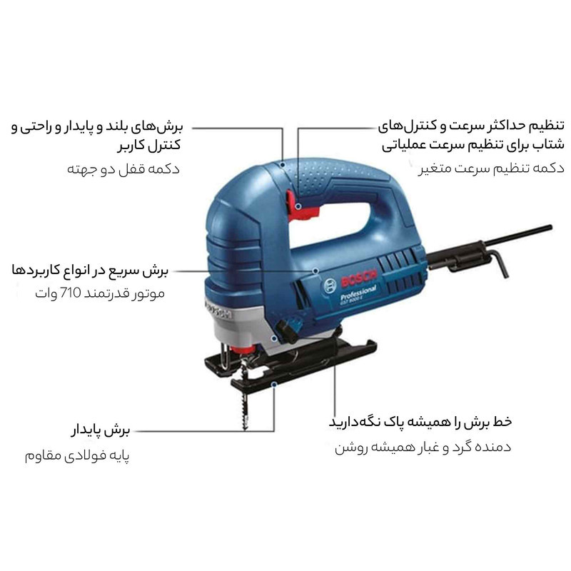 اره عمودبر بوش مدل GST 8000 E