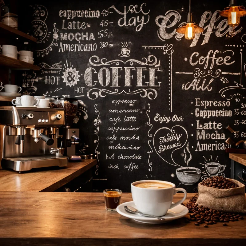 کاغذ دیواری سوپر فرسکو ایزی مدل Coffe 1019