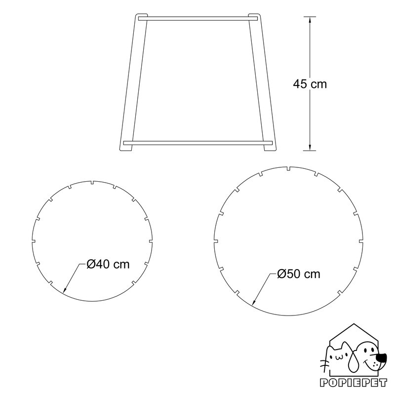 جای خواب و میز سگ و گربه مدل A09