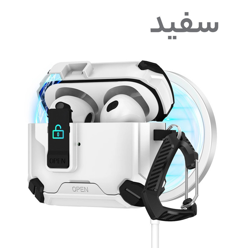 کاور سامورایی مدل Quad-22 مناسب برای کیس اپل ایرپاد Airpods 4