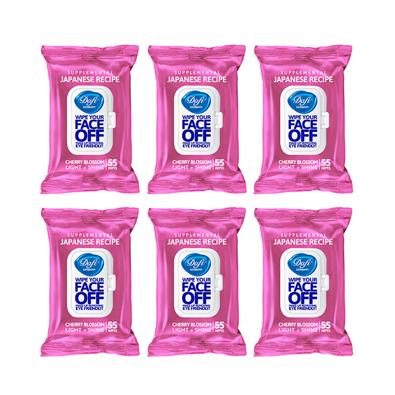 دستمال مرطوب دافی مدل JAPANESE CHERRY BLOSSOM مجموعه 6 عددی