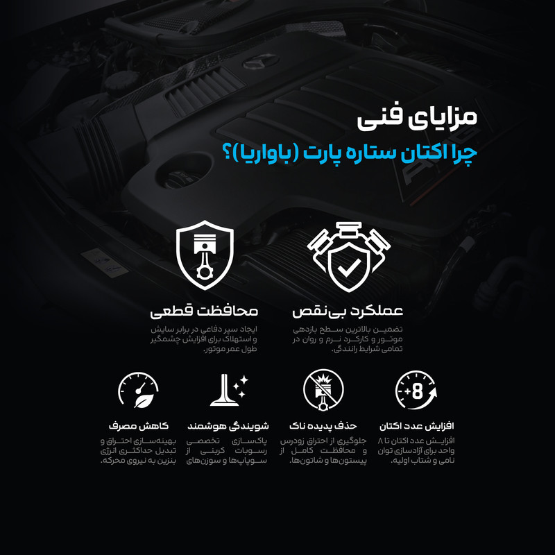 مکمل سوخت خودروهای بنزینی مرسدس بنز مدل MB-OC100BV حجم 250 میلی لیتر