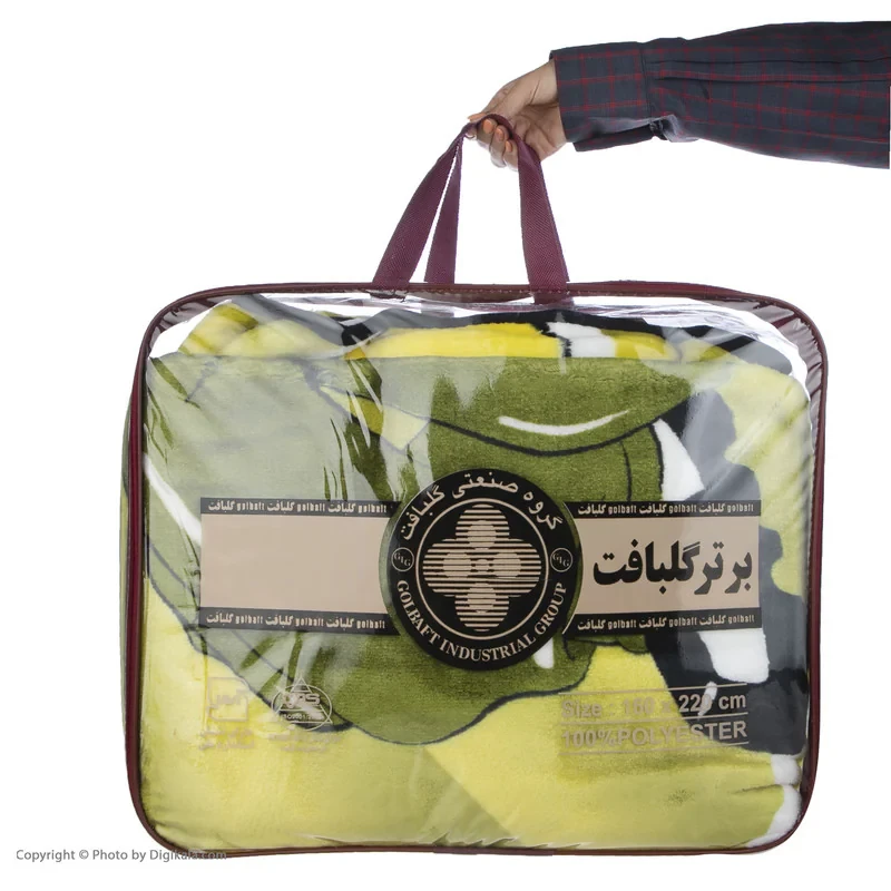 پتو گلبافت کد 348-01 سایز 220x160 سانتی متر