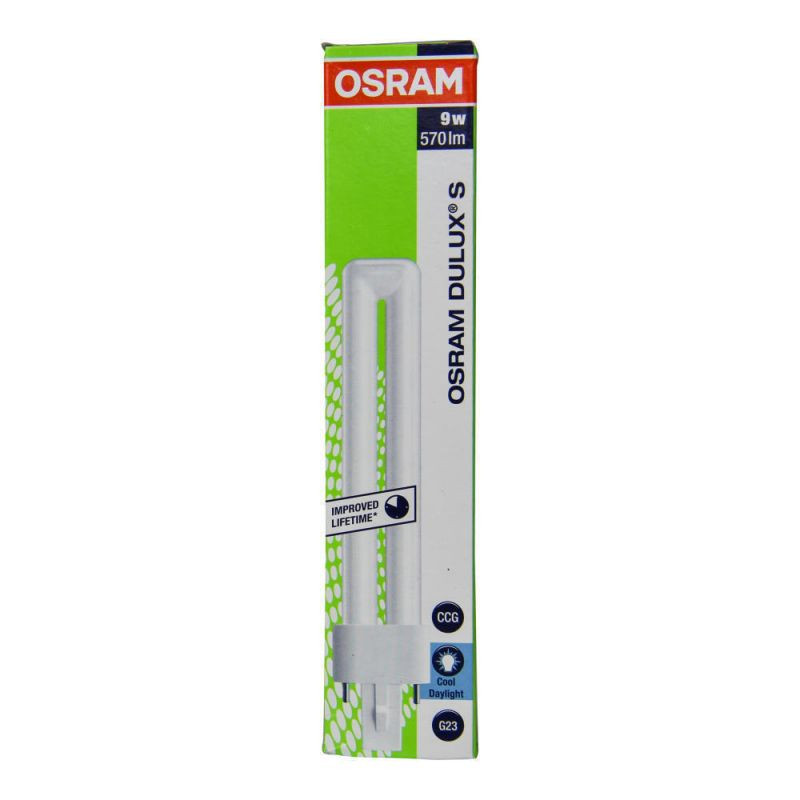 لامپ چراغ مطالعه 9 وات اسرام مدل DULUX S 9W865 پایه G23