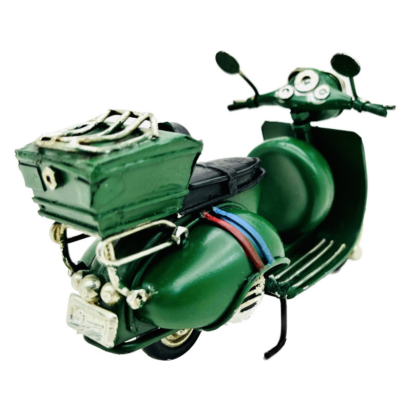 ماکت دکوری مدل موتور وسپا طرح فلزی کد 800.3