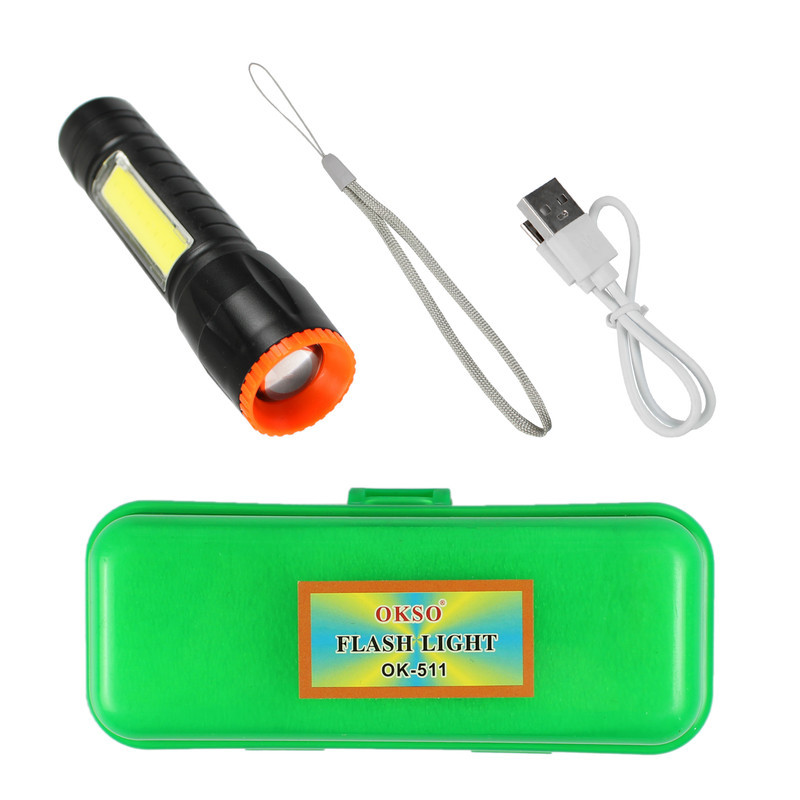 چراغ قوه دستی اوکسو کد OK-511 با نور مهتابی