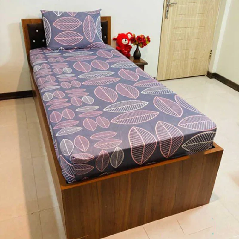 ملحفه طرح ماکااو تک نفره 90x200 سانتی متر