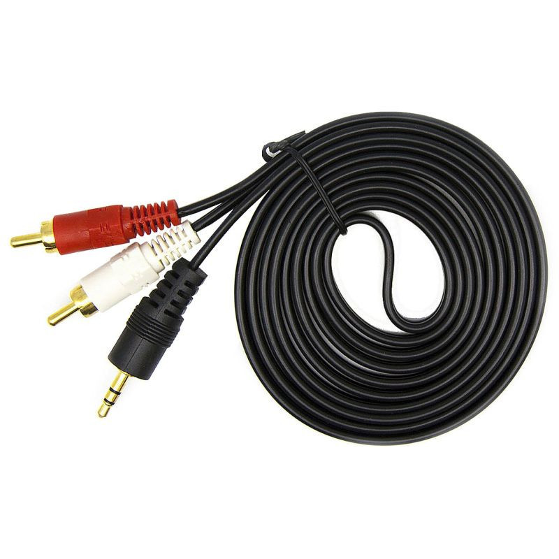 کابل تبدیل جک 3.5 میلی متری به دو RCA مدل 258 طول 1.5 متر
