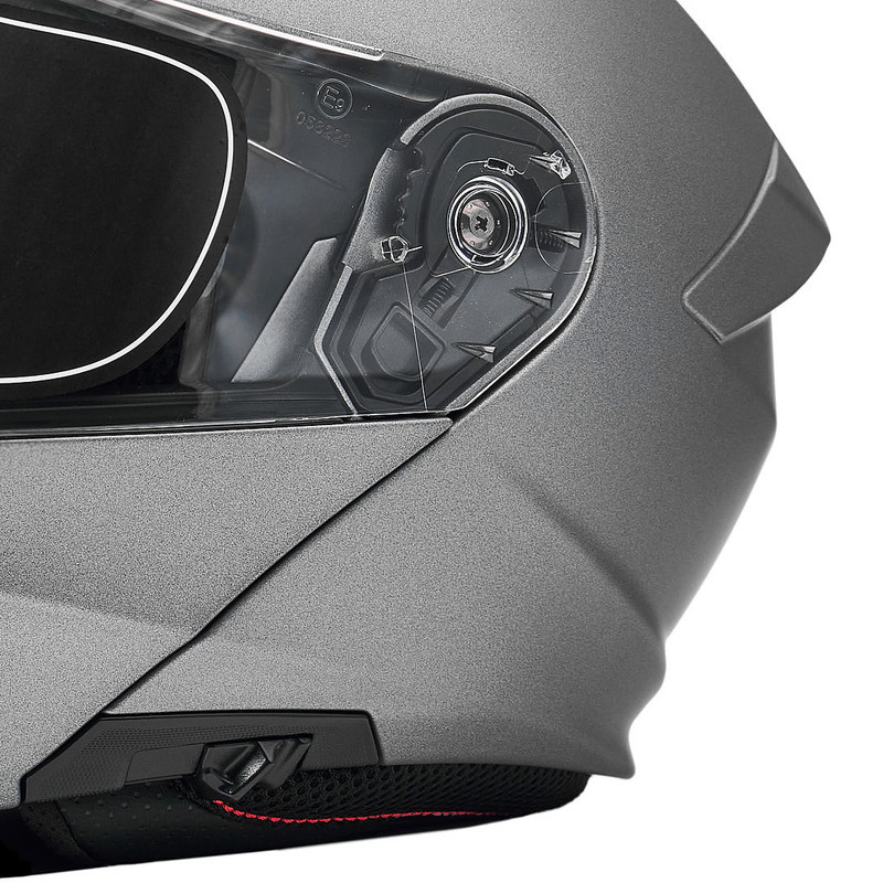 کلاه کاسکت فک متحرک فلش مدل 935Ssv titanium gray