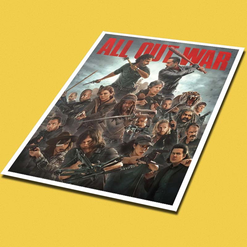 پوستر کارنيکا طرح مردگان متحرک The Walking Dead کد 62264 مجموعه 8 عددی