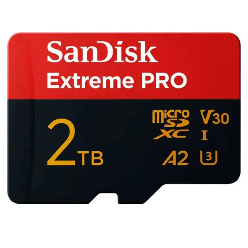 کارت حافظه microSDXC سن دیسک مدل Extreme PRO کلاس 10 استاندارد UHS-I U3 سرعت 250MBs ظرفیت 2 ترابایت