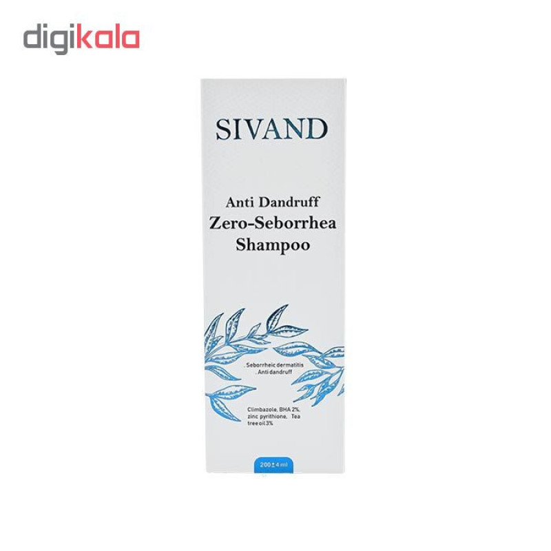 شامپو ضد شوره سر و بدن سیوند سری Climbazole مدل Zero Dandruff 0359 حجم ۲۰۰ میلی لیتر