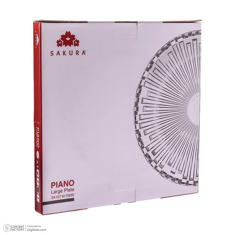 شیرینی خوری ساکورا مدل Piano کد SK12761700w