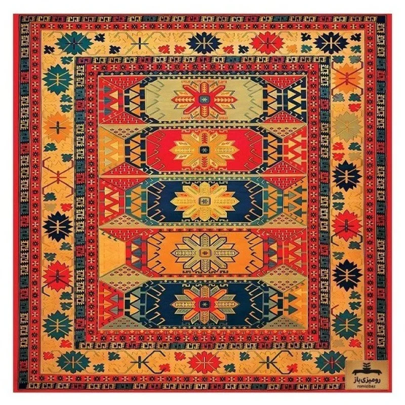 رومیزی رومیزی باز طرح مربع مدل سنتی مدرن کد 11077