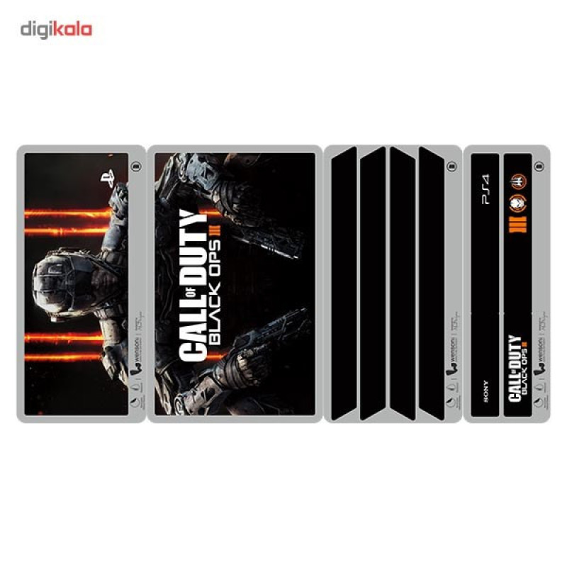 برچسب عمودی پلی استیشن 4 ونسونی طرح Black OPS3