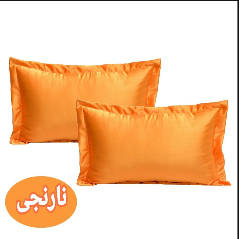 رو بالشی مدل ساتن قابدار سایز 60*80 سانتی متر