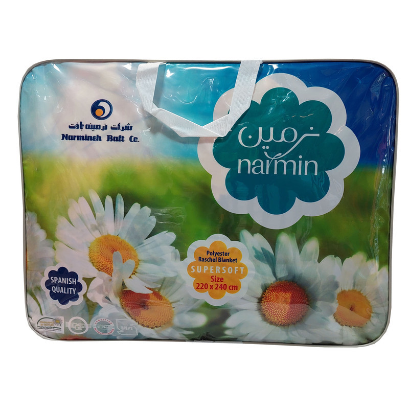 پتو نرمینه بافت مدل نرمین کد 51 سایز 220*240 سانتی متر