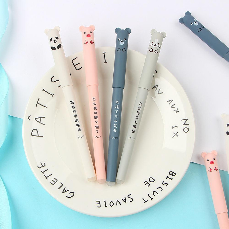 روان نویس مدل حیوانات Erasable کد M1203-00 مجموعه  4 عددی