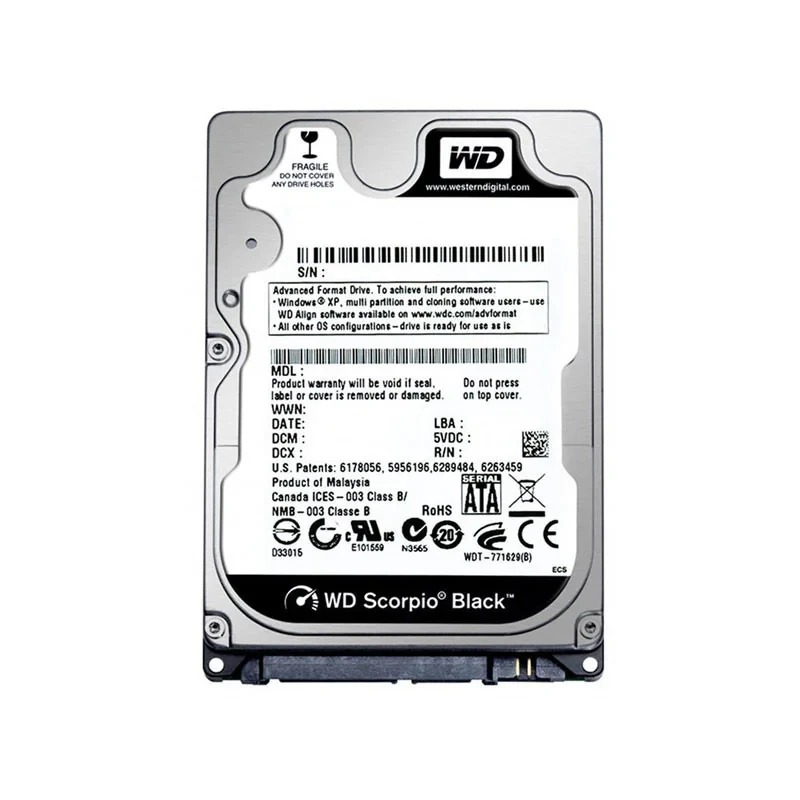 هارد دیسک اینترنال وسترن دیجیتال مدل WD5000BPKT ظرفیت 500 گیگابایت