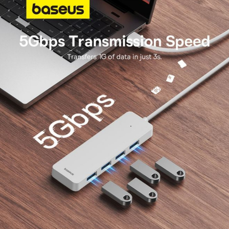 هاب 4 پورت USB 3.0 باسئوس مدل BS-OH080 50cm