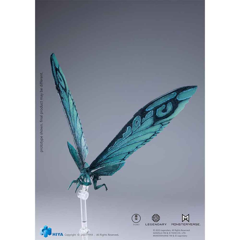 اکشن فیگور هیا تویز مدل ماترا گودزیلا طرح Godzilla King of The Monster Mothra Emerald Titan ارتفاع 20 سانتی‌متر