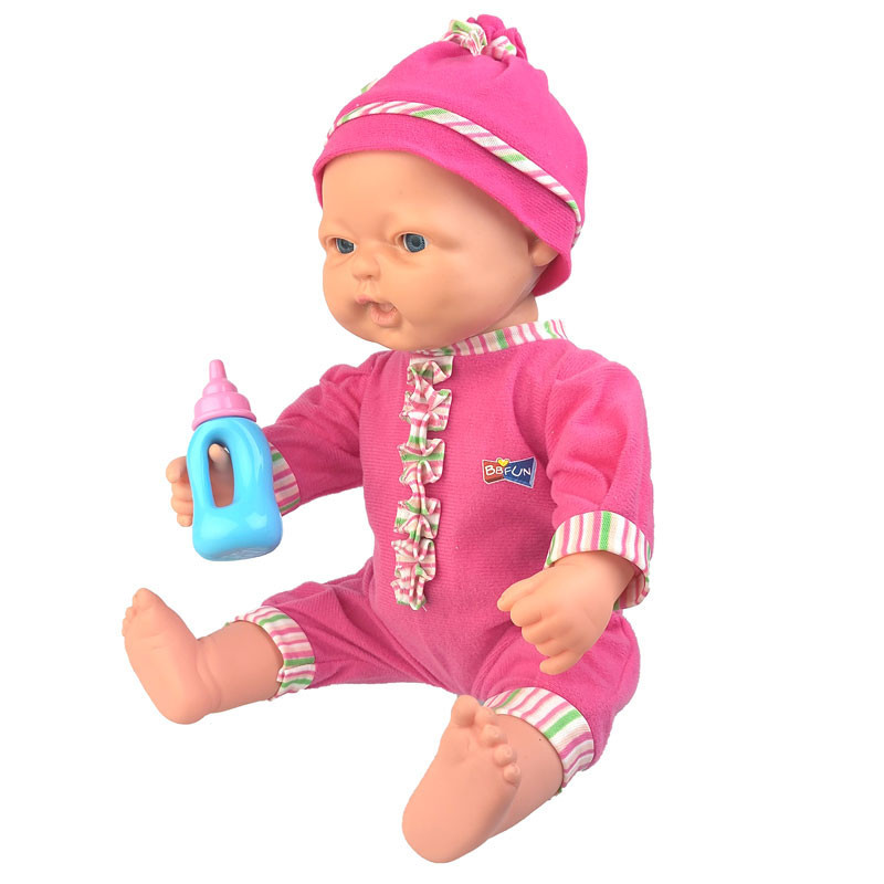 عروسک بلیندا مدل نوزاد شیر خوار Belinda Lovely Baby طرح صورت متحرک ارتفاع 38 سانتی متر