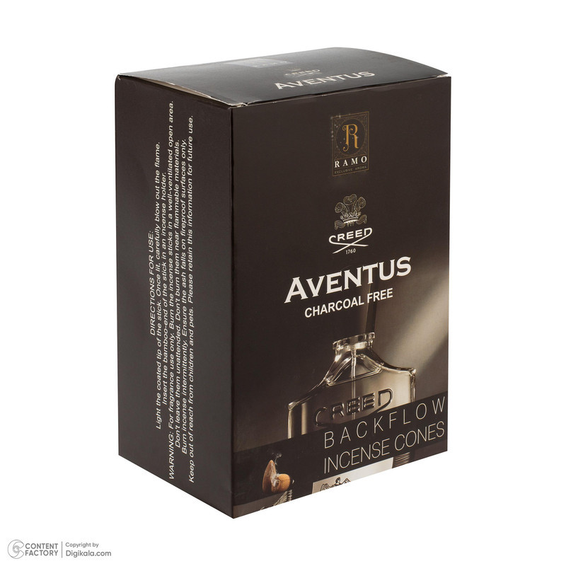عود رامو مدل آبشاری  رایحه ادکلن AVENTUS بسته 10 عددی