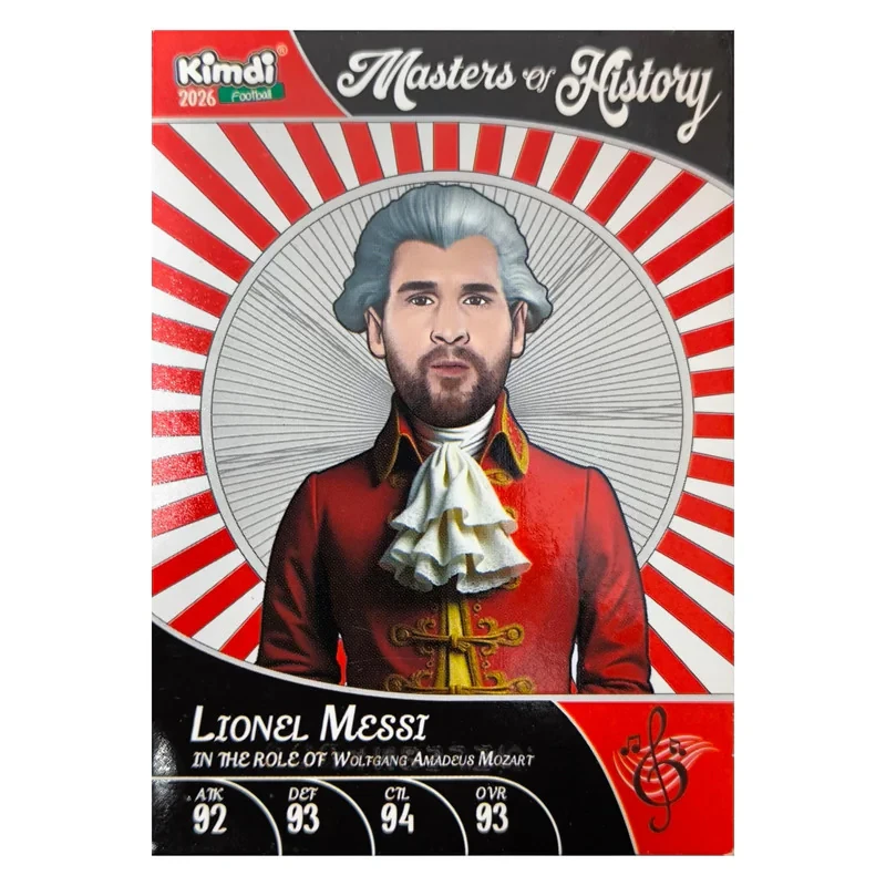 اسباب بازی زینتی کیمدی مدل master of history مسی کد 2026