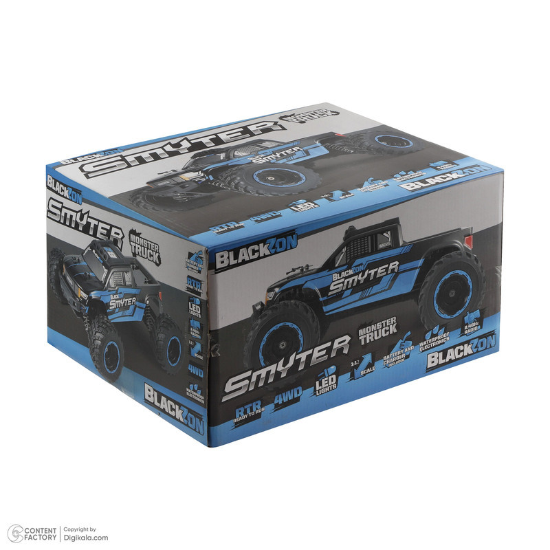 ماشین بازی کنترلی بلک زون مدل Monster Truck