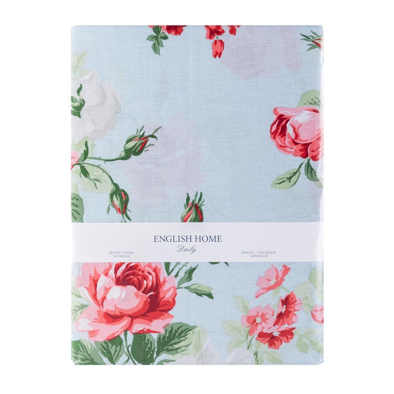 روکش لحاف پنبه انگلیش هوم مدل Rosejoy یک نفره سایز 220x160 سانتی‌متر