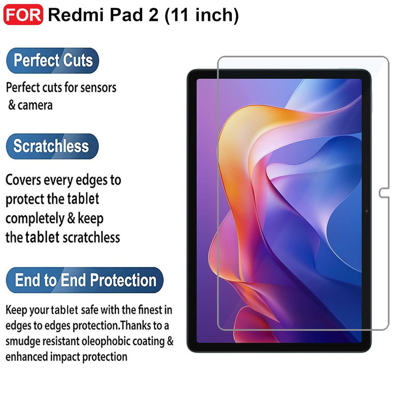 محافظ صفحه نمایش شیشه ای مدل TabG مناسب برای تبلت شیائومی Redmi Pad 2 11 inch