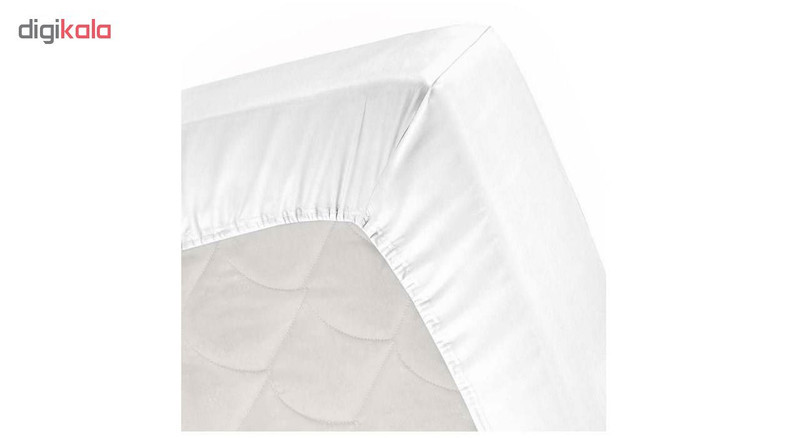 سرویس ملحفه غزال مدل White supreme دو نفره سه تکه کینگ 180