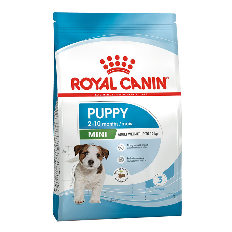 غذای خشک توله سگ نژاد کوچک رویال کنین مدل Mini Puppy وزن 2 کیلوگرم