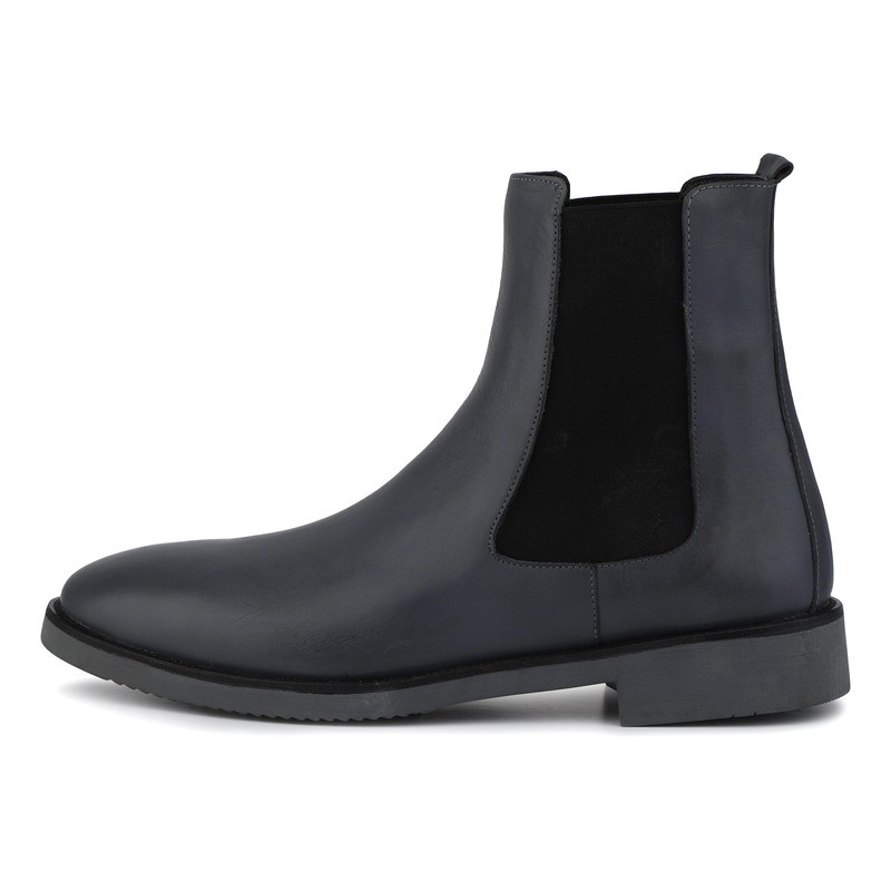 نیم بوت مردانه چرم مشهد مدل j6201-001