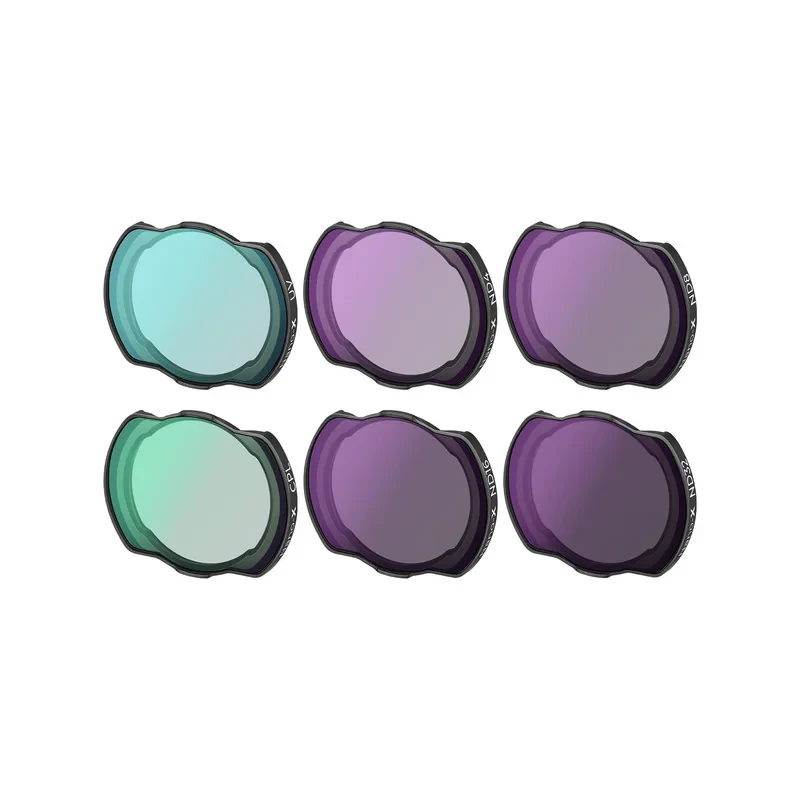 فیلتر لنز کی اند اف مدل LENS FILTERS KIT 6(ND4+ND8+ND16+ND32+UV+CPL) FOR DJI AVATA - NANO-X