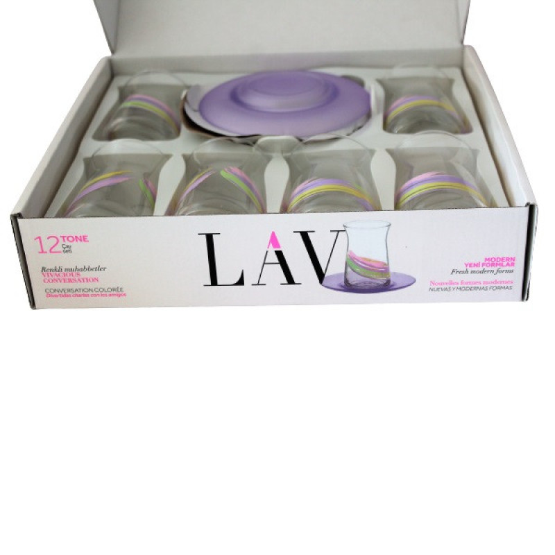سرویس چای خوری 12 پارچه لاو مدل TONES1
