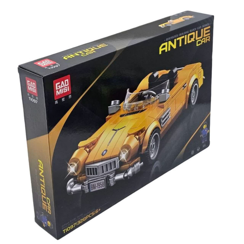 ساختنی 328 تکه ناب سل مدل  فورد شلبی کلاسیک اسپرت کد FORD BUILDING BLOCKS SPORT CAR 328 PCS T1097