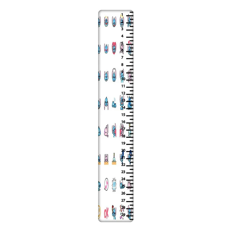 خط کش 30 سانتی متر طرح استیچ کد 1004