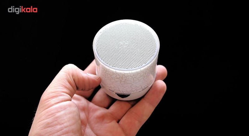 اسپیکر بلوتوثی قابل حمل طرح Stone چراغ دار