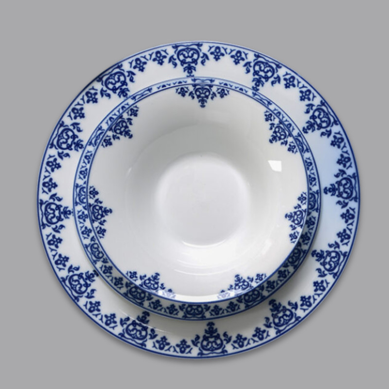 سرویس غذاخوری 108 پارچه 12 نفر چینی زرین ایران مدل Samarkand 108 Pieces High Grade